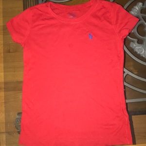 COPY - Red girls 8/10 Polo tshirt.